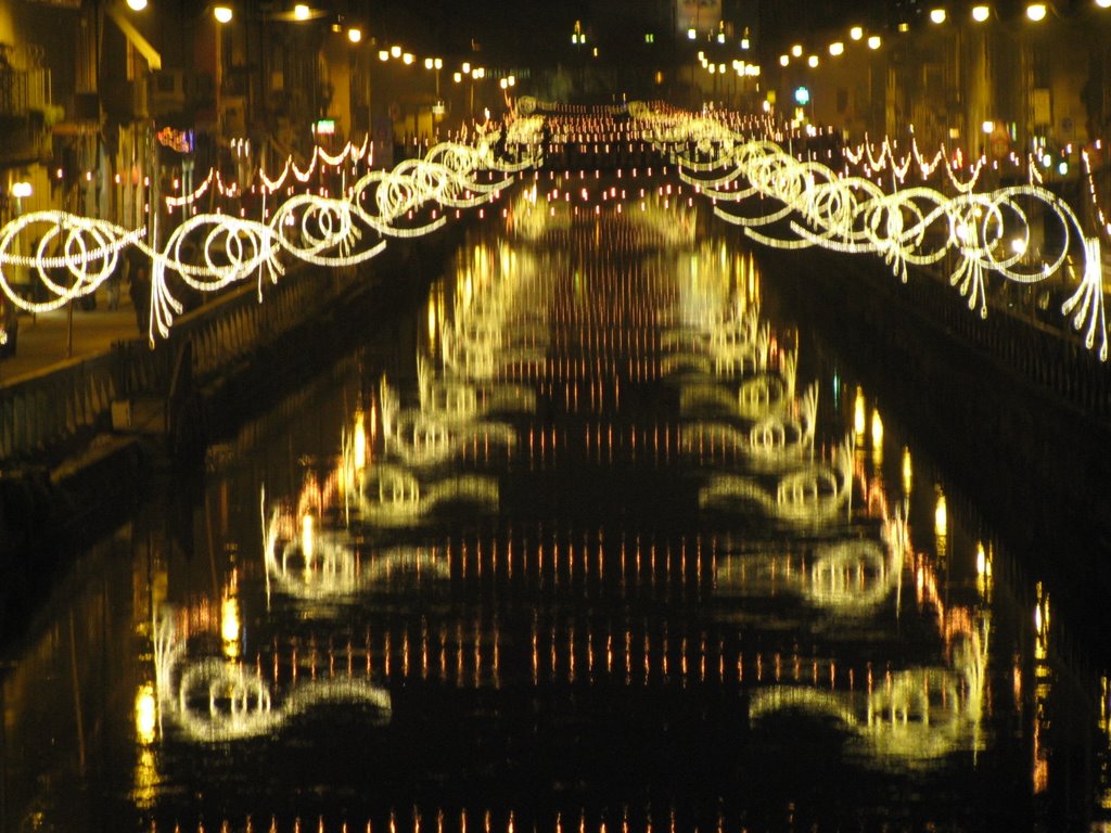 Il Naviglio a Natale by G.M.C.