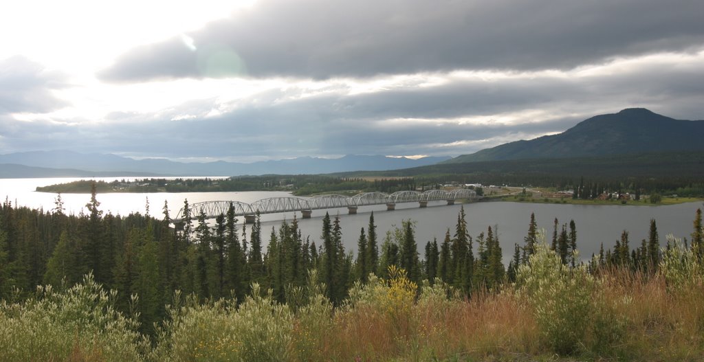 Teslin from overlook by Brian Tiemann