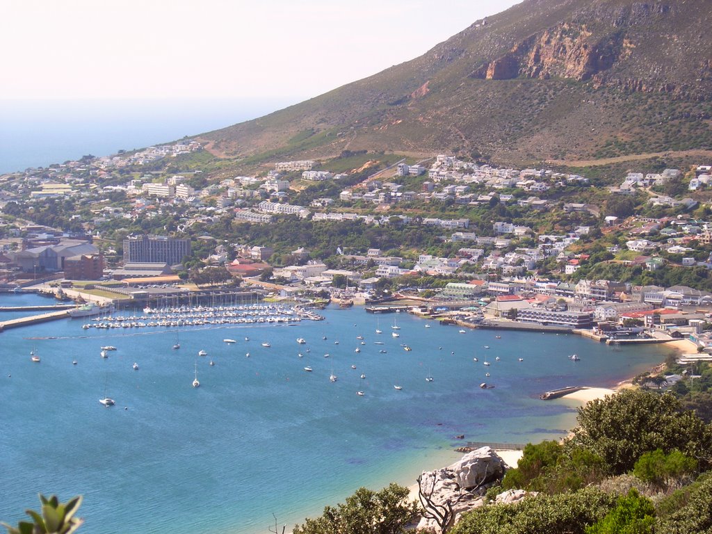 Simonstown von oben SA by wkh2000