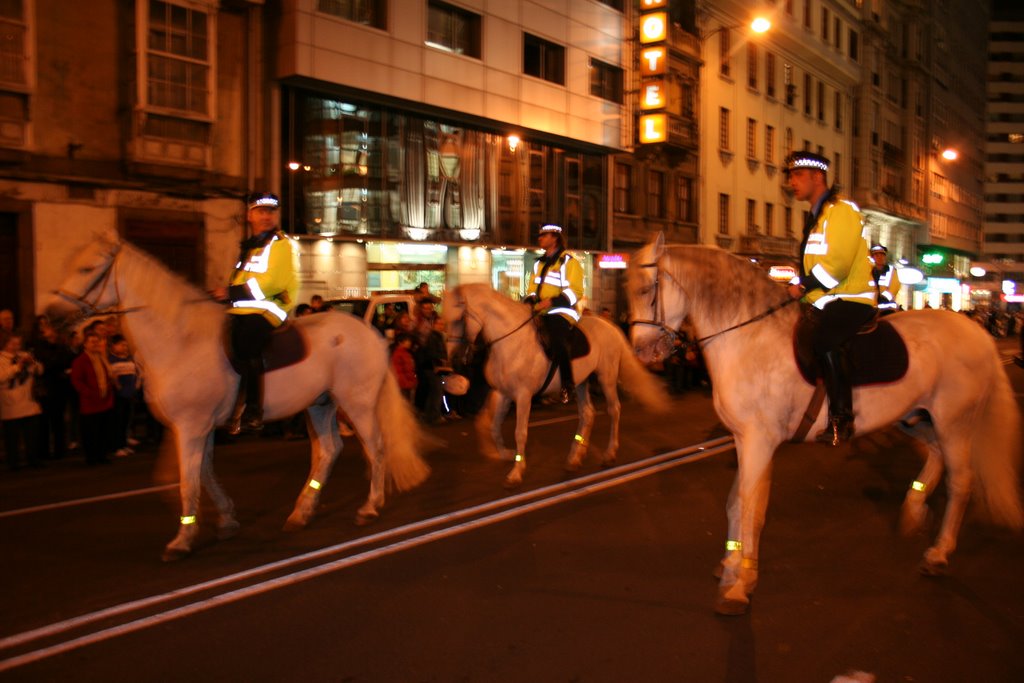 Policia Municipal Coruña2 a caballo by la_lux2002