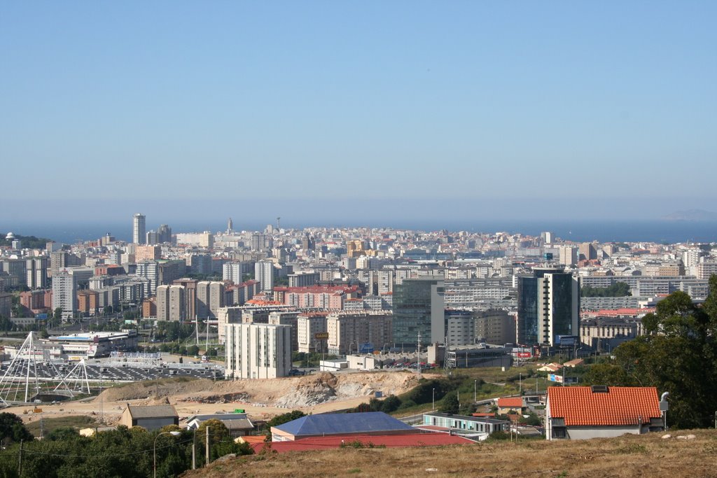 Panoramica de La Coruña (desde la Zapateira) by la_lux2002