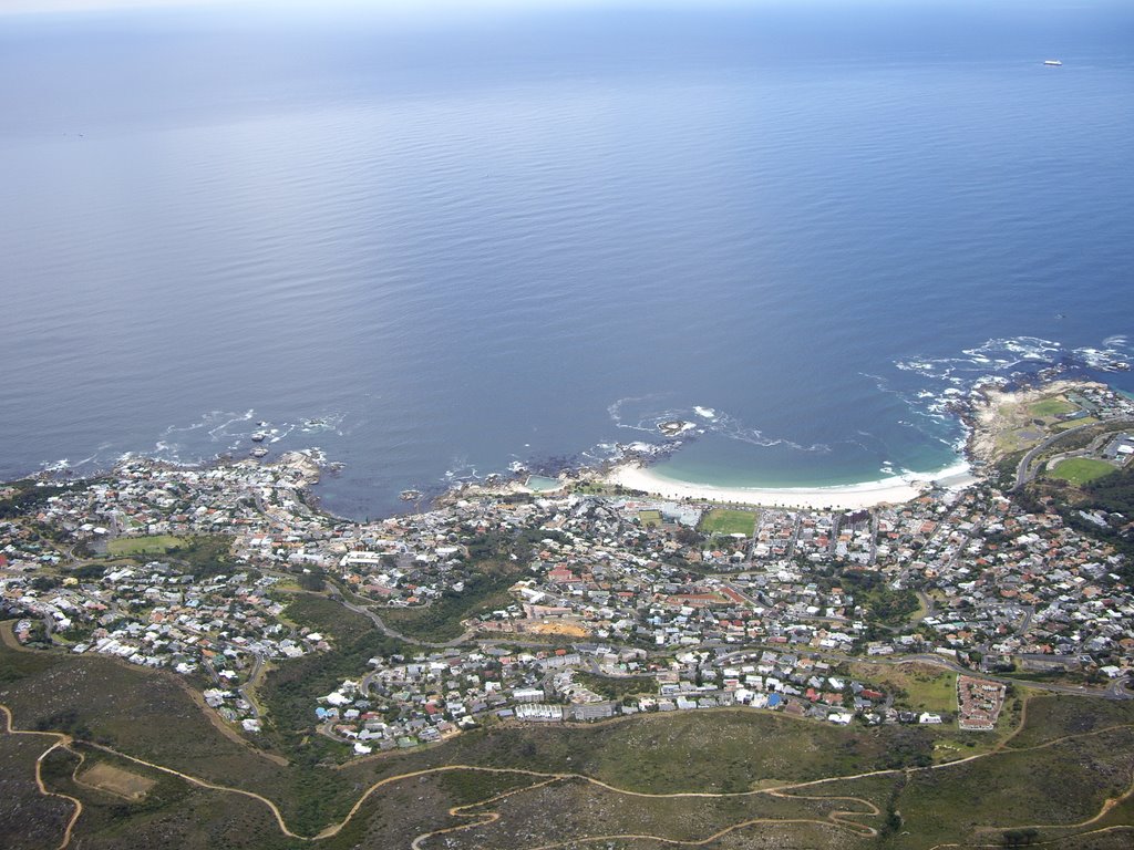 Camps Bay from Table Mountain by martinwindsor