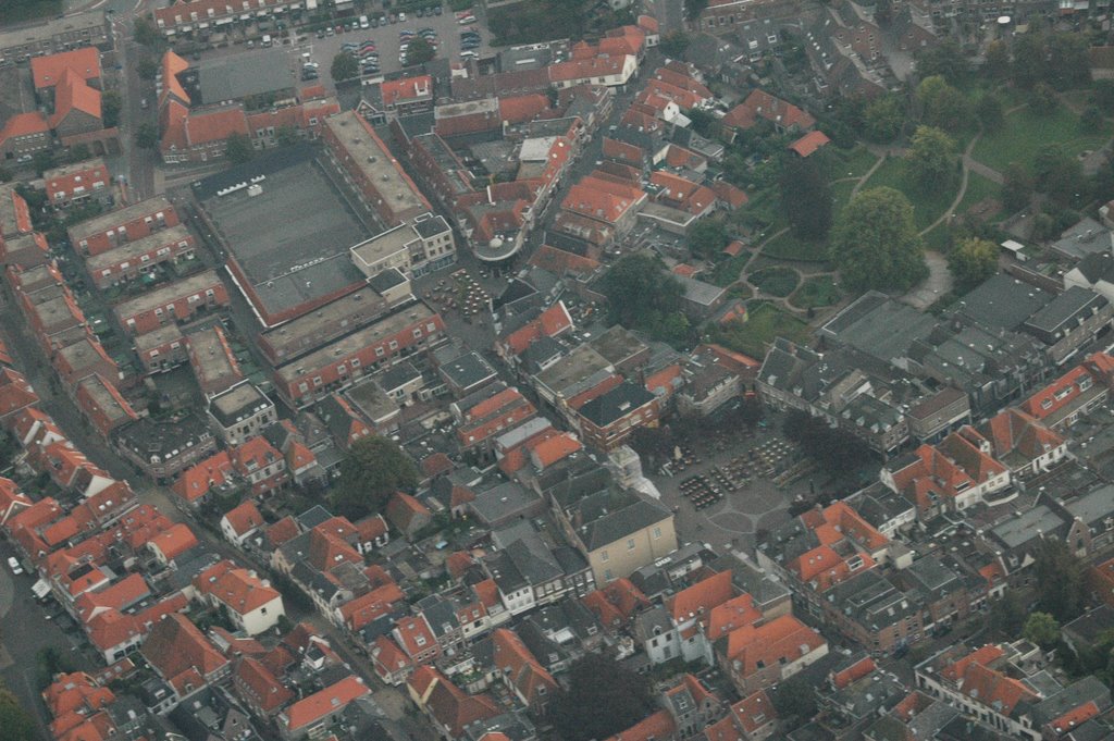 Harderwijk: city centre from the air by Renno