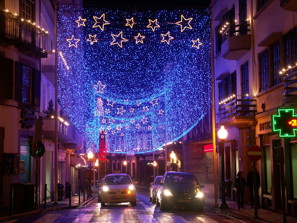 Funchal, Christmas Illumination, Madeira, P by roland.fr