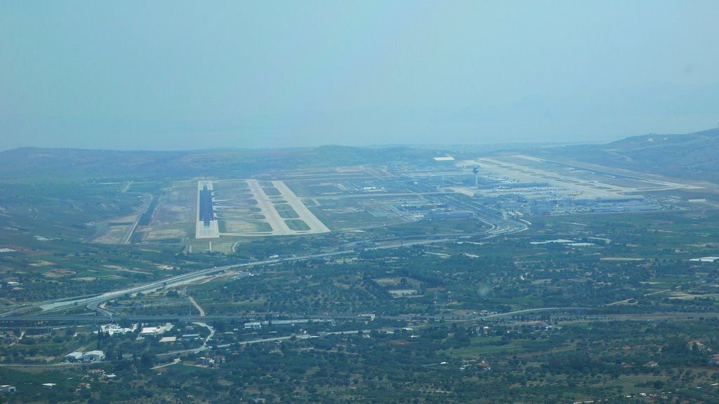 Athen airport view from final 03 left by marcoplano