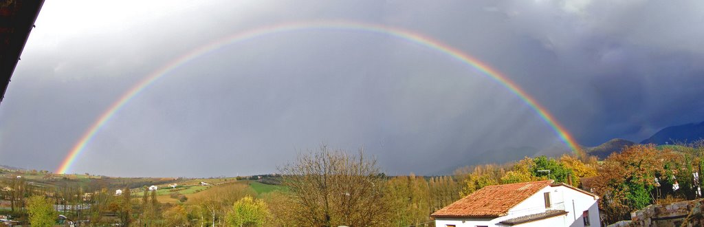 Arcobaleno serre (panorama) by Luigi Barbadoro - "h…