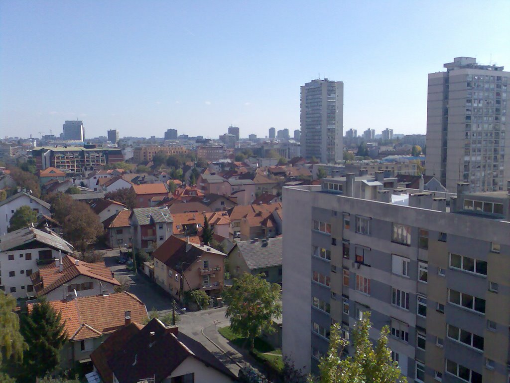 Zagreb iz daničine zgrade :) by normalan?