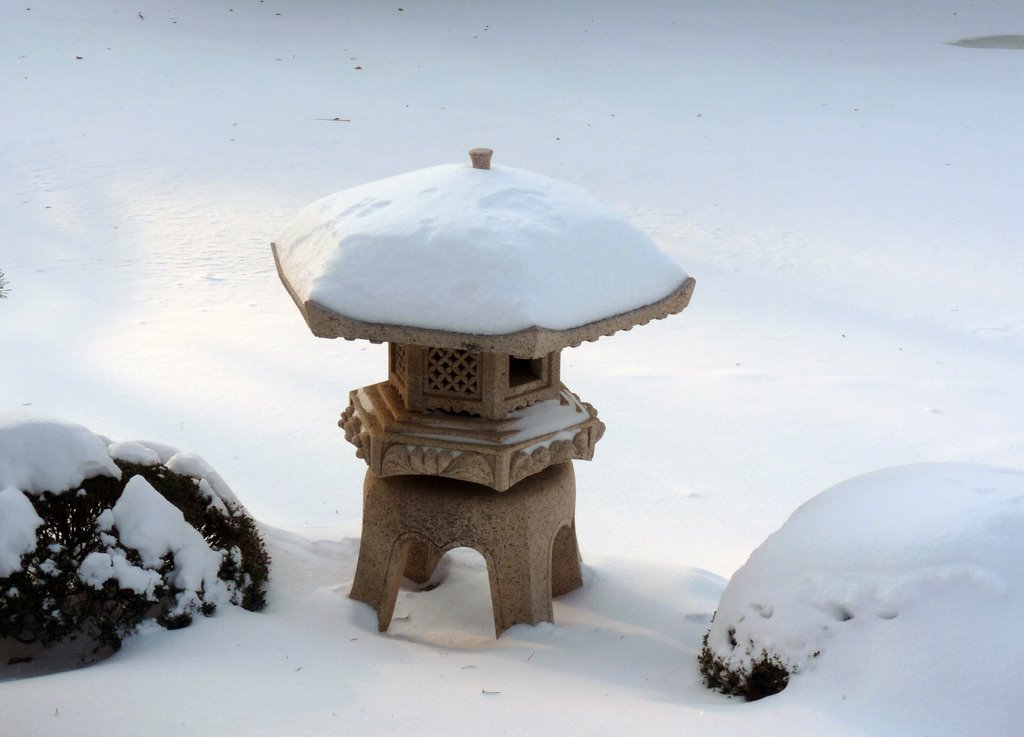 Snow Lantern by David Bearden