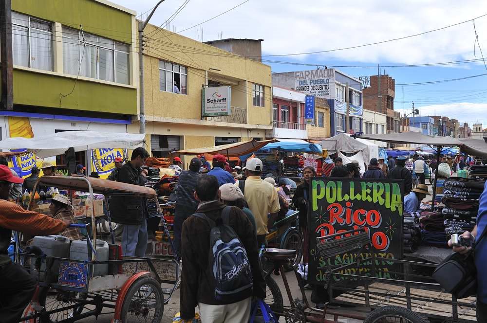 Road to Bolivia - Border town by Viktor Németh