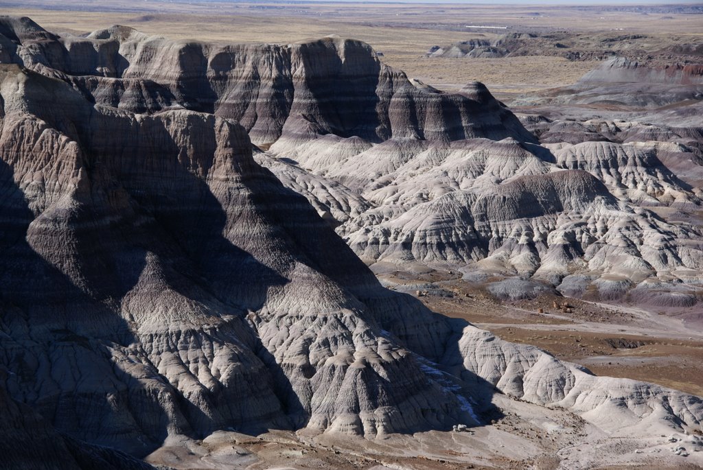 Petrified Forest NP, Blue Mesa by János Hajas