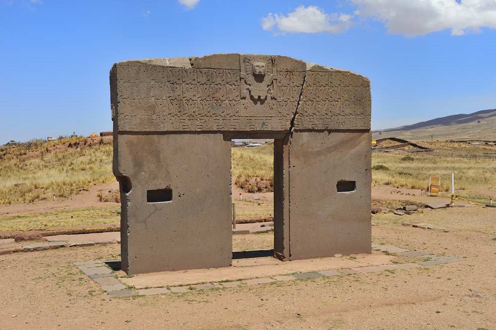 Tiwanaku - Archeological site - Gate of the Sun by Viktor Németh