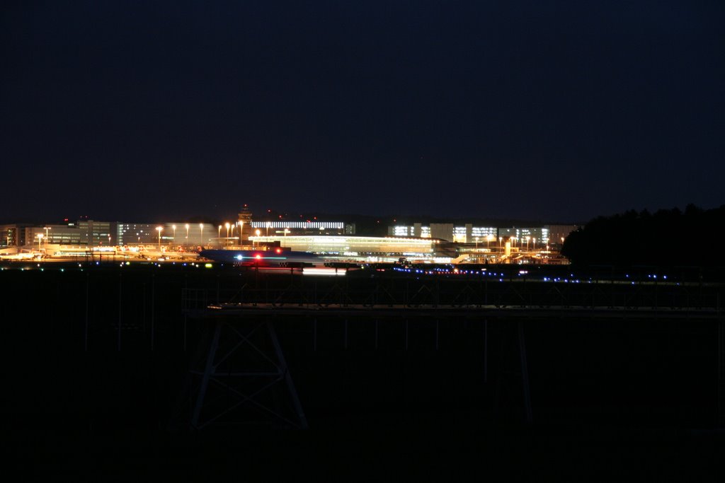 Zurich Airport by night - 02 by mac blue