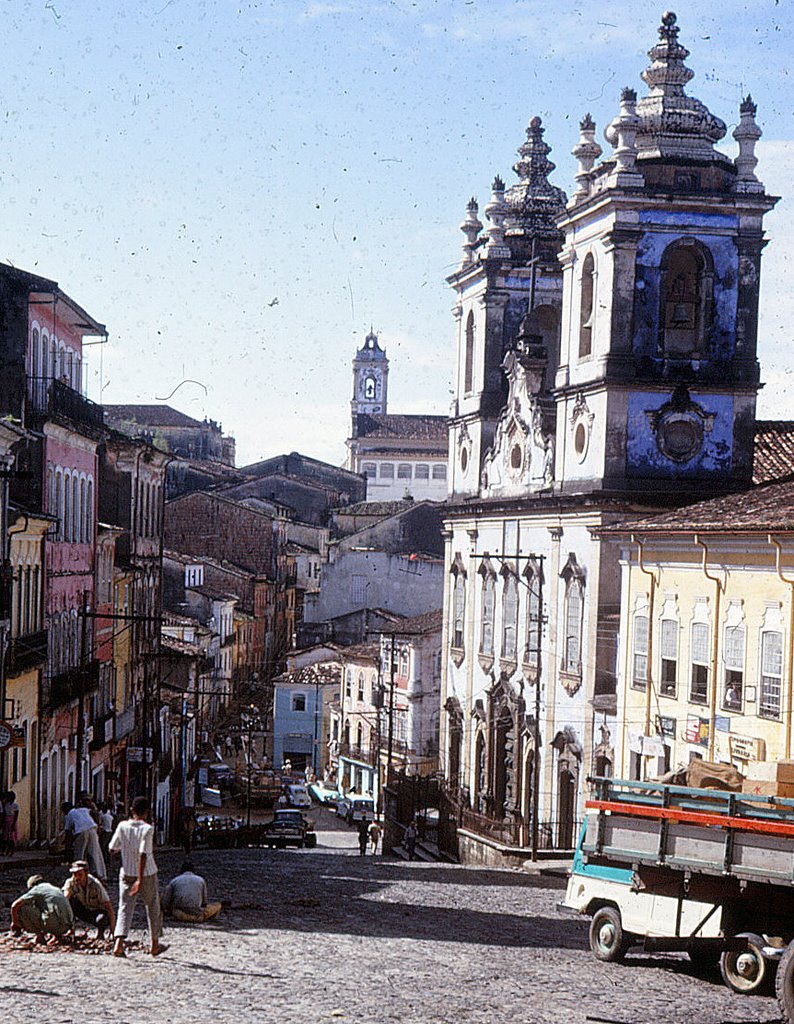 Largo do Pelourinho - Igreja Nossa Senhora do Rosário dos Pretos - 1967 by Ray Langsten