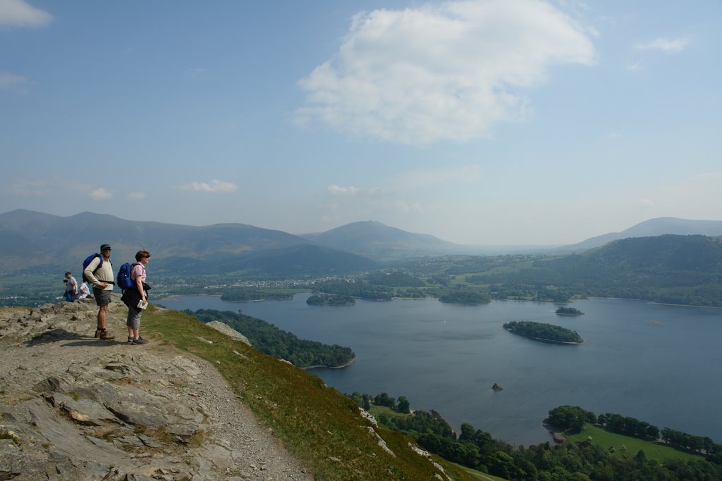 Derwent Water & Keswick from Cat Bells by CJB943