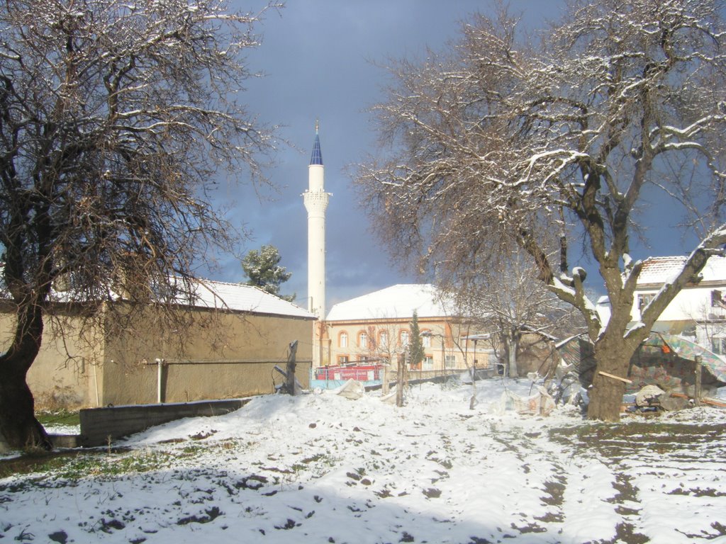 Abimin avlusundan caminin karda görünüşü 24-12-2008 by salih ktrcğl