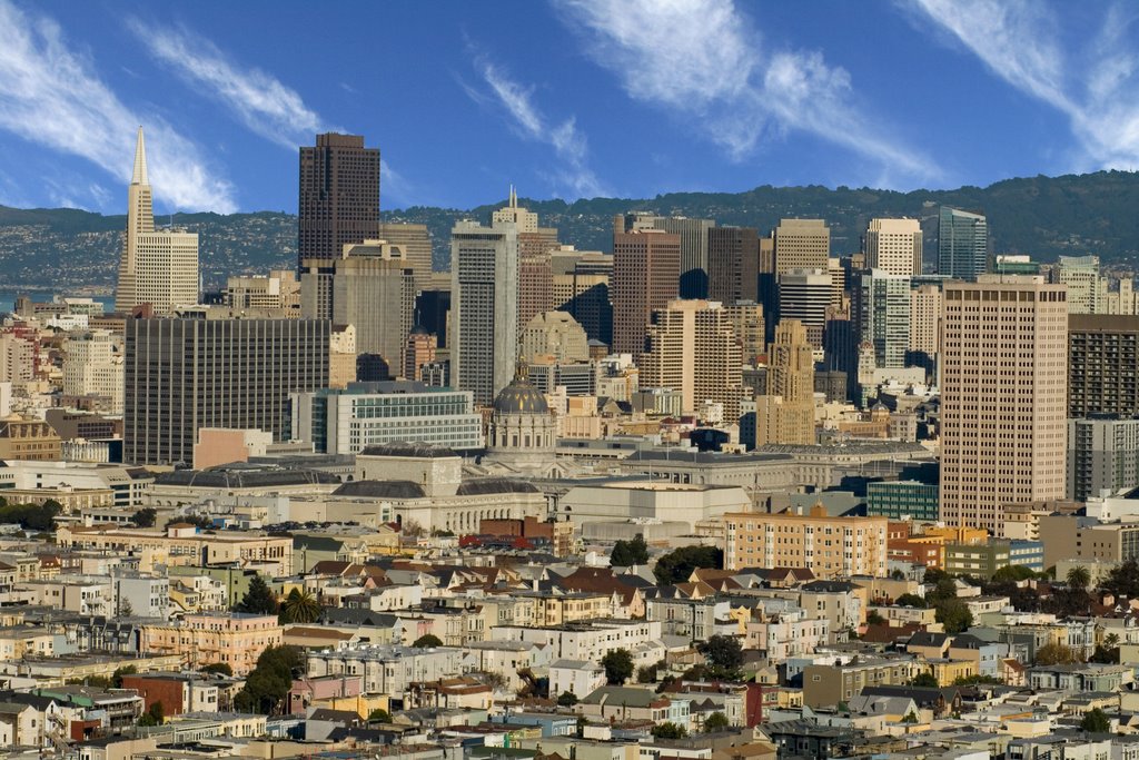 San Francisco from Corona Heights-2 by Ronald Reindl