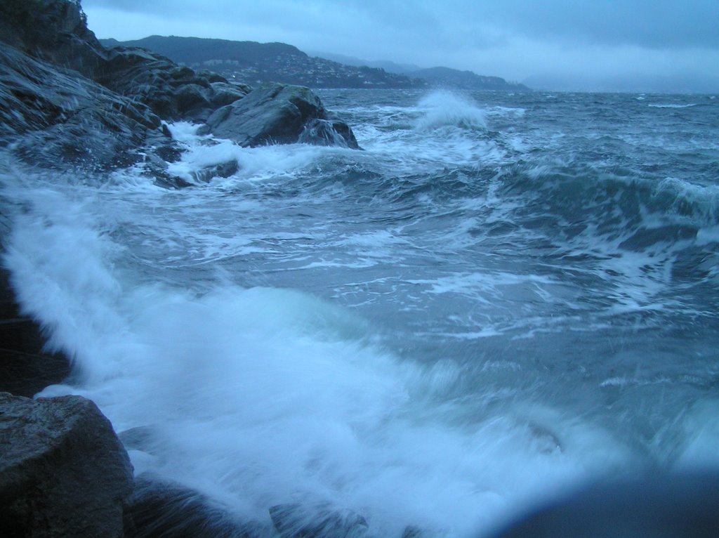 Winter morning view towards Toppe, 2008 by ebaklund