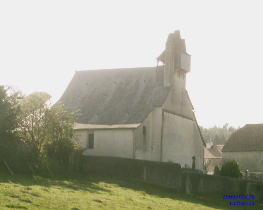 Araux: l'Eglise by CHEVRIER Marc