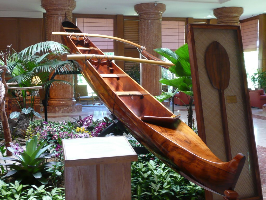 Outrigger Canoe by W. Reichow