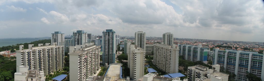 Panaromic view of city from Marine Terrace by lim_lenny