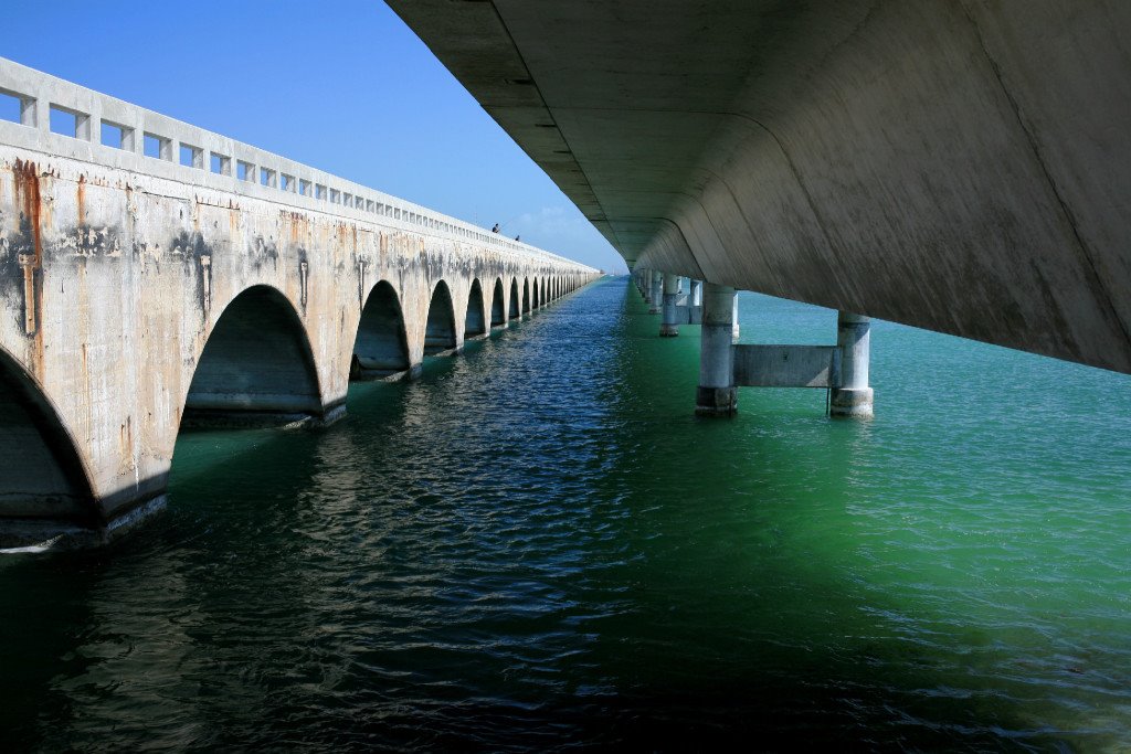 Under the New Bahia Honda Bridge by Boris Miller