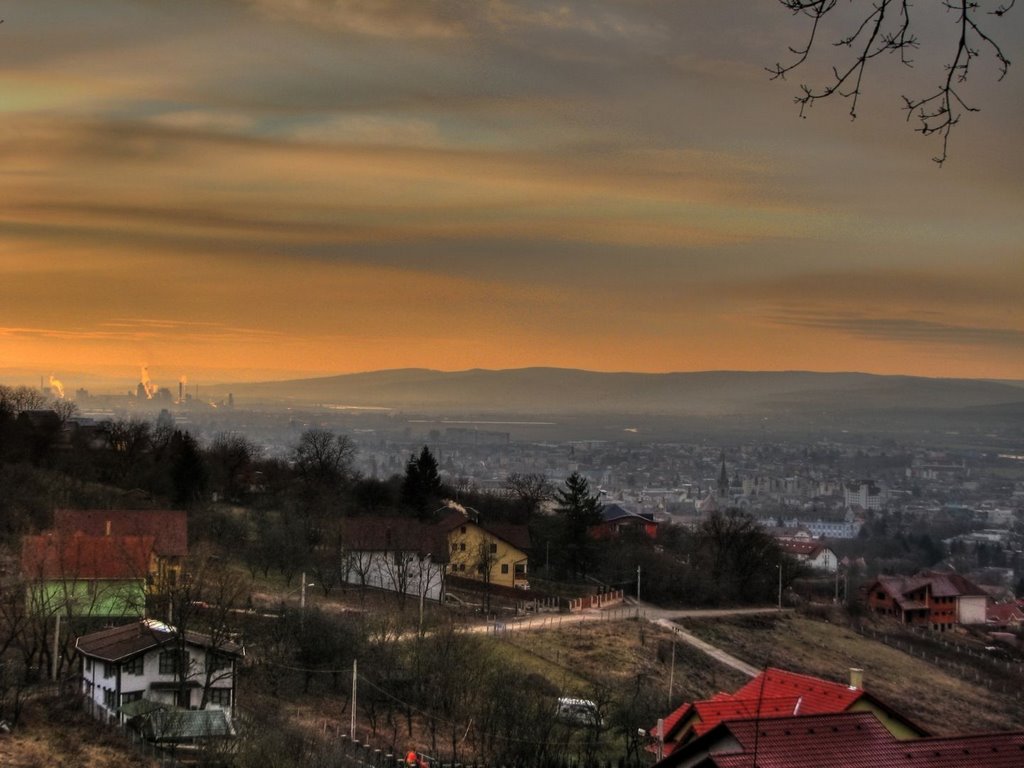 Târgu-Mureş în timpul crăciunului din 2008 / Marosvásárhely 2008 karácsonyán by Dénes László