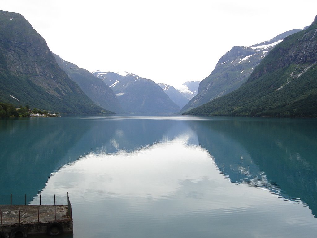 NORWAY, SOGN OG FJORDANE: Lovatnet by Ashraf Nassef