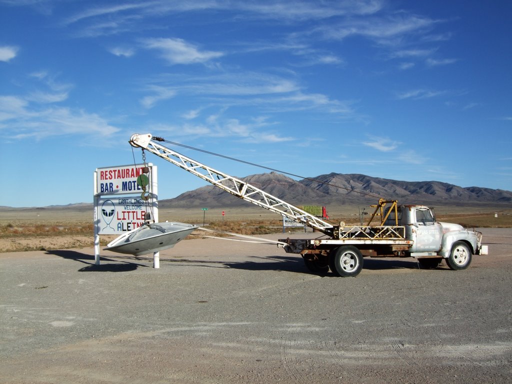 Little A'le'inn Extra-Terrestrial Highway Nevada by cyntone