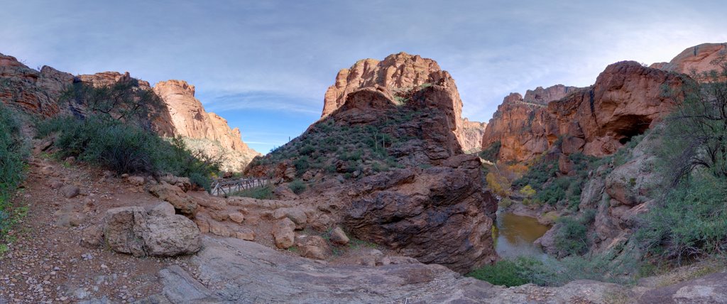 Fish Creek Panorama by J Williams