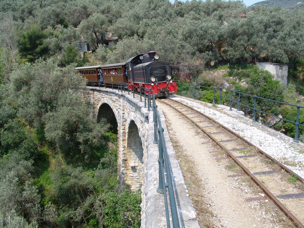 The little train of pilion by Ευαγγέλου Γιώργος