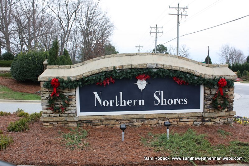 Northern Shores Sign by Sam The Weather Man