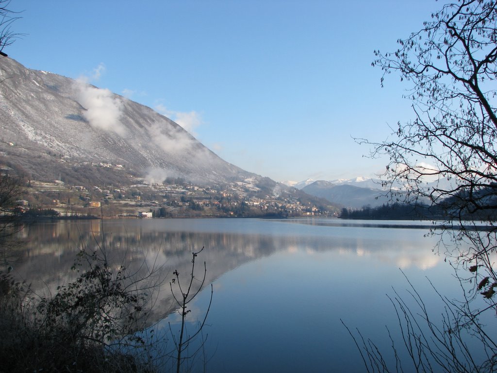 Lago d'Endine by Tullio Riva