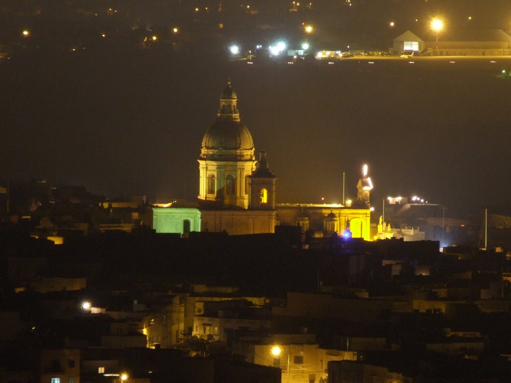 Siggiewi Church seen from Laferla Cross by Lister6520