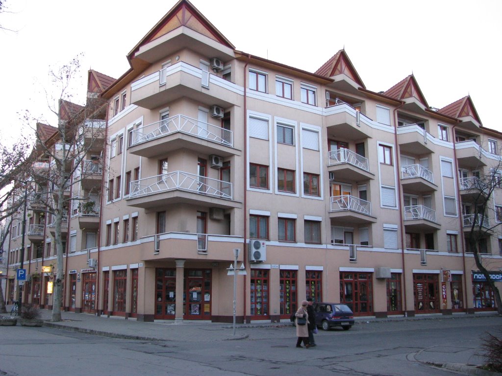 Andrássy úti lakótömb (Mansions at Anrássy út, Békéscsaba) by Laci T