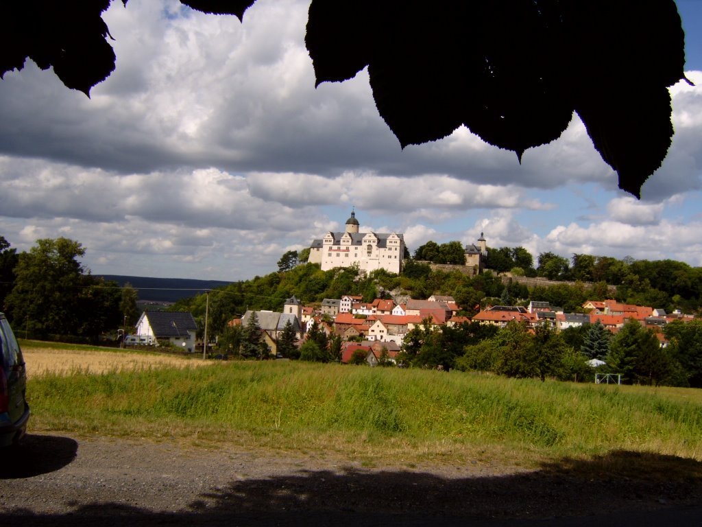 Blick zur Burg Ranis by Klaus Heinrich