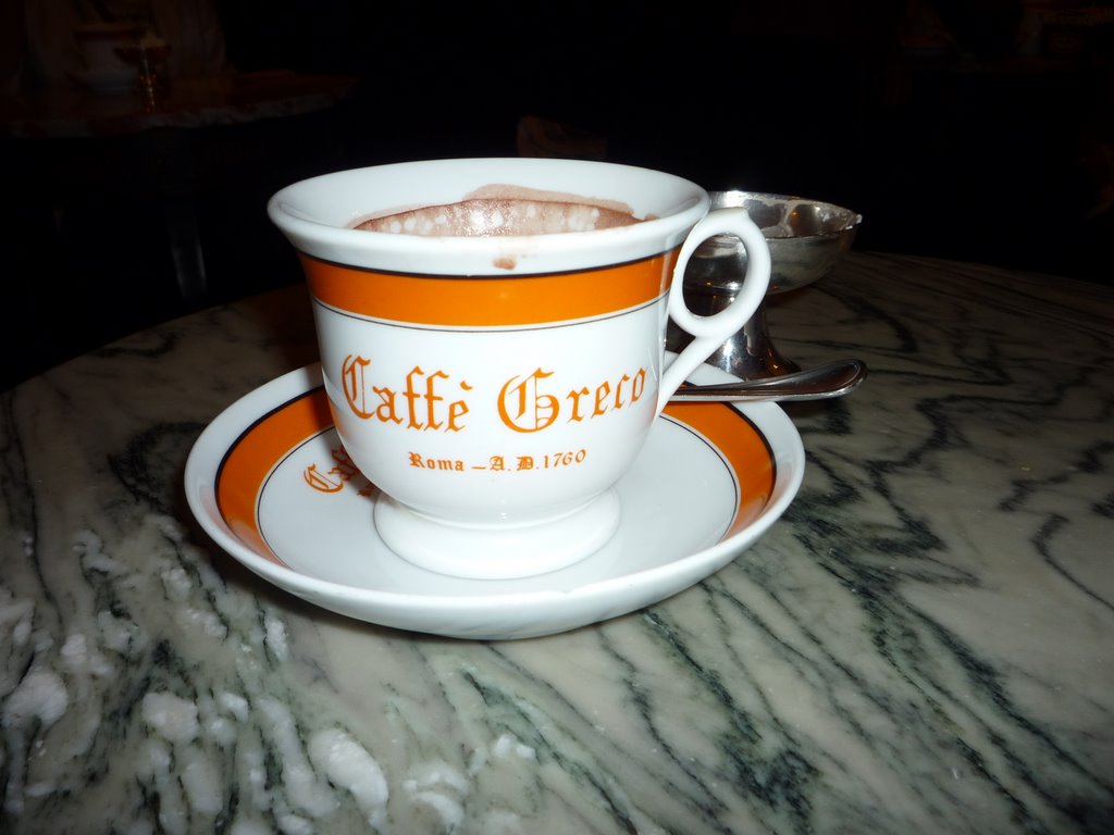 Hot Chocolate at the Cafe Greco by Winfried Jürgensmeie…