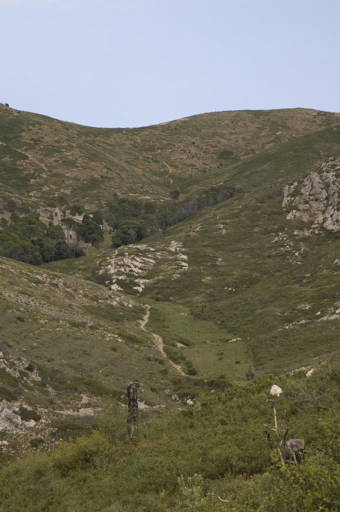 Landschap tussen Pals en Begur by Arwin Meijer