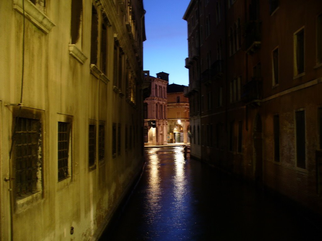 Venezia - Canaletto in night lights by jeffwarder