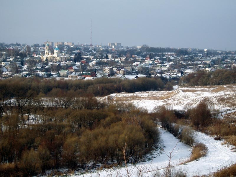 View of Kazatskaya sloboda from Kuznechnaya street by Sarychev Sergei