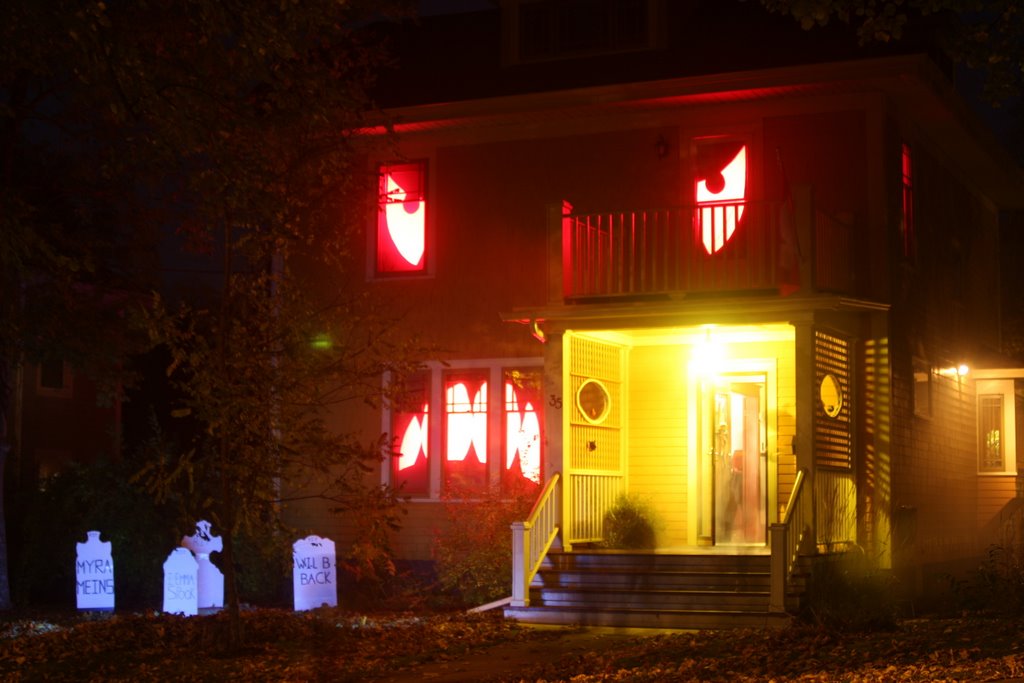 Halloween, Ankerville St., Sydney, NS by Ken Heaton