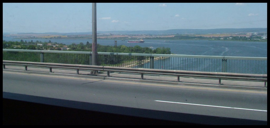 View from bridge Asparuhov, Varna 2004. by Beehappy777