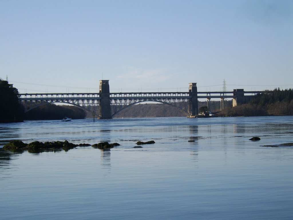 Britannia Bridge by John Mulder