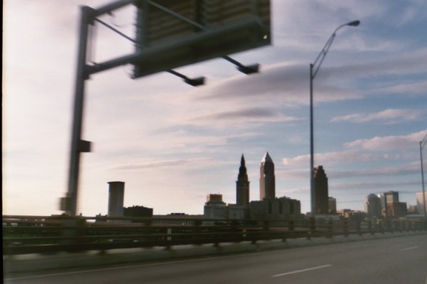 Cleveland from I-90 by newcarscent7