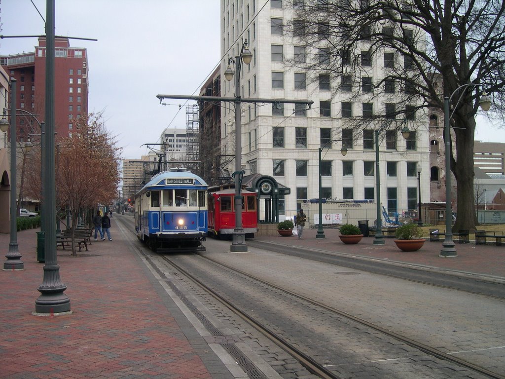 Memphis, Tenn. Down Town Trolly by David DePhillips