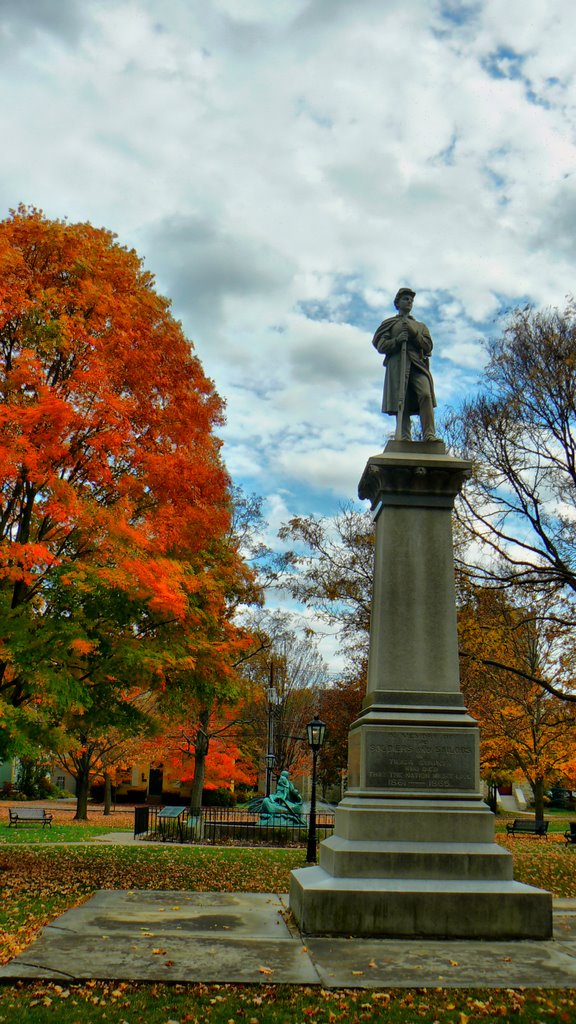 Wellsboro, PA - Downtown Park by Steve Dietrich