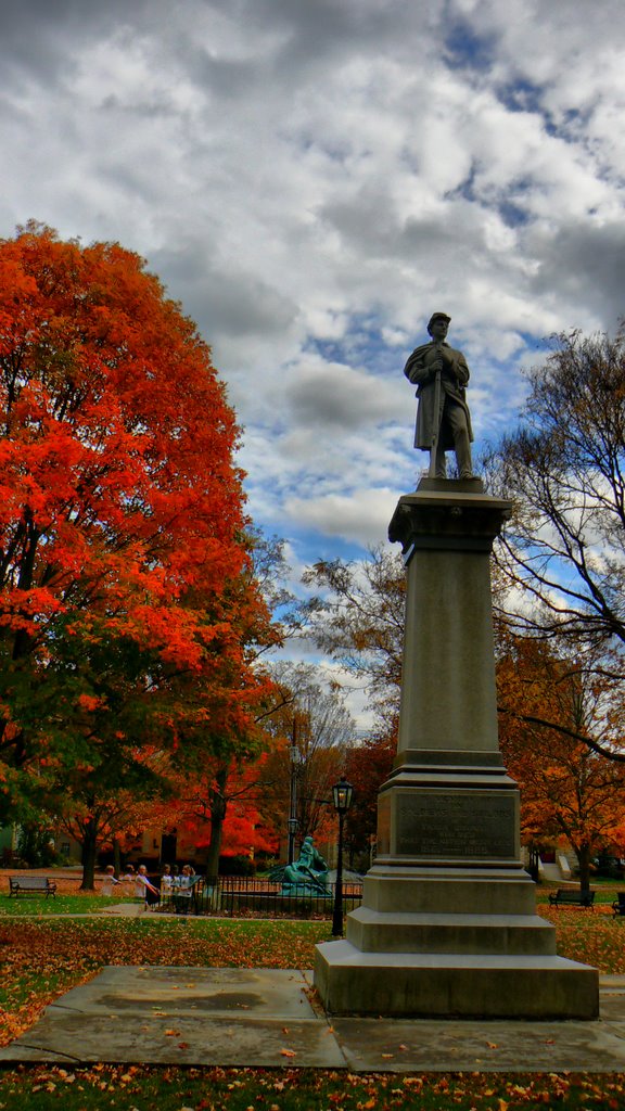 Wellsboro, PA - Downtown Park by Steve Dietrich