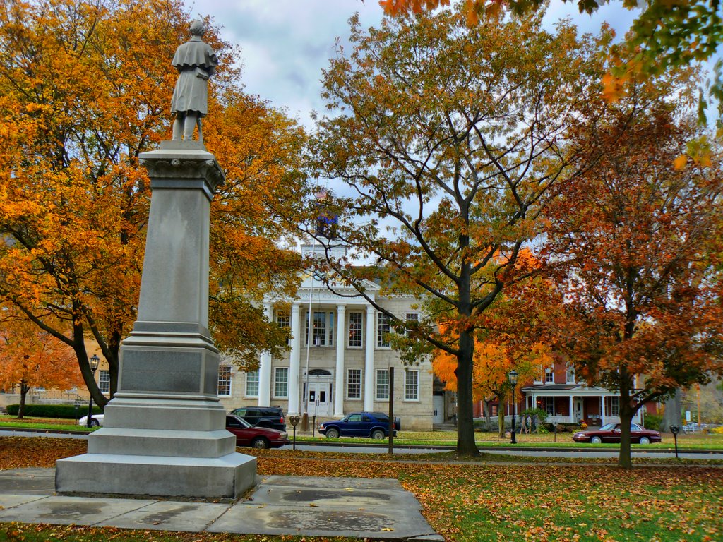 Wellsboro, PA - Downtown Park by Steve Dietrich