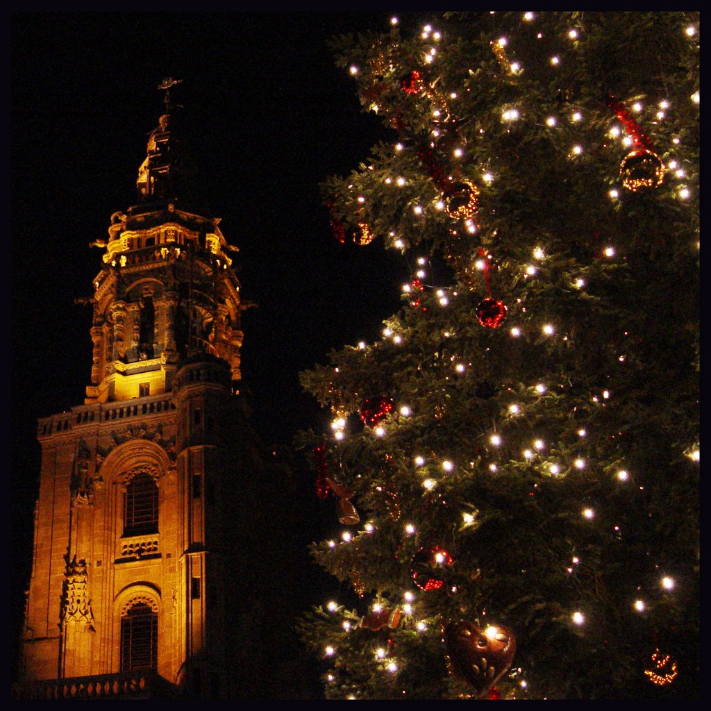 Christmas Night at St. Kilians Cathedral by ichbins bernd