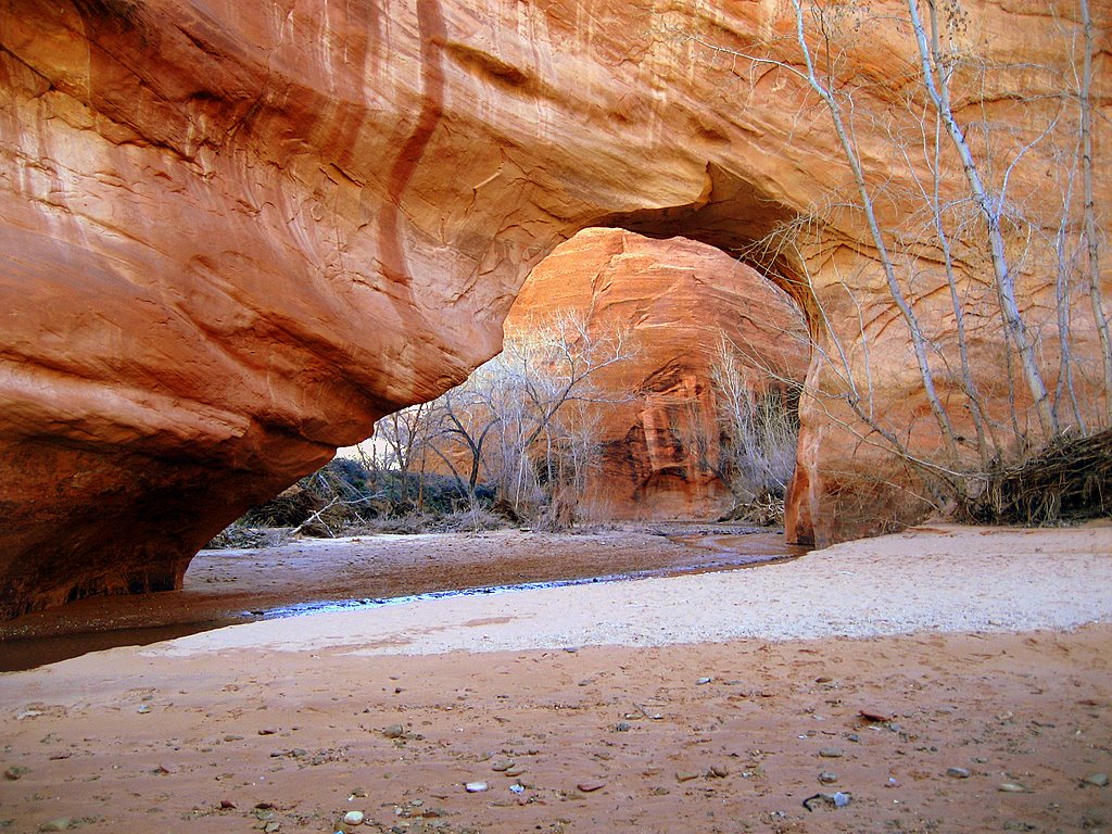 Coyote Gulch - Coyote Natural Bridge by Jason J. Corneveaux