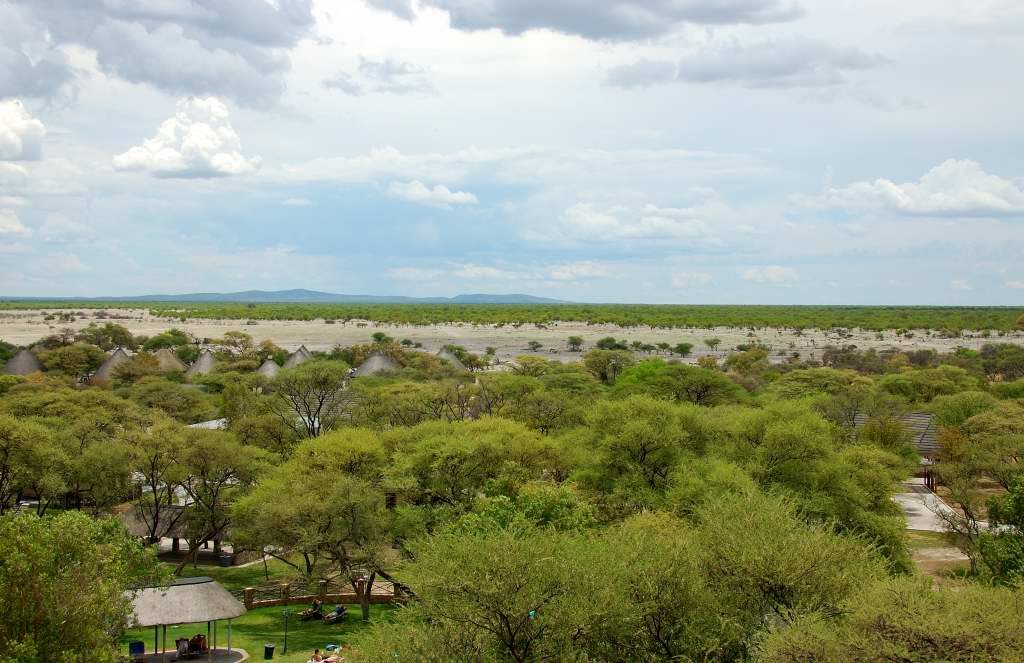 View west from Okaukuejo tower by khopan